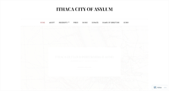 Desktop Screenshot of ithacacityofasylum.com